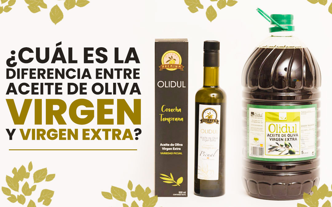 ¿Cuál es la diferencia entre aceite de oliva virgen y virgen extra?